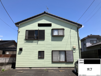 三郷市　２階建アパート　外壁塗装